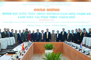 Thừa Thiên Huế bàn việc hợp tác với tỉnh Ubon Ratchathani (Thái Lan)