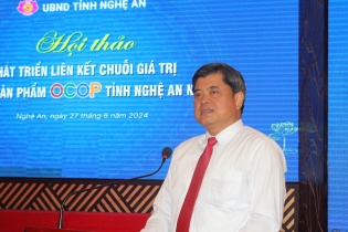 Nghệ An phát triển liên kết chuỗi giá trị và tiêu thụ sản phẩm OCOP