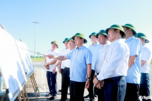Nghệ An: Bí thư Tỉnh uỷ khảo sát tiến độ hai dự án đầu tư trọng điểm