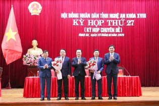 Nghệ An có thêm 2 Phó chủ tịch UBND tỉnh