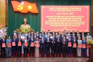 Thành phố Huế công bố sắp xếp các đơn vị hành chính, chính quyền địa phương 2 cấp