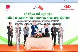 Kim Long Motor và LG Energy Solution hợp tác về cung ứng pin