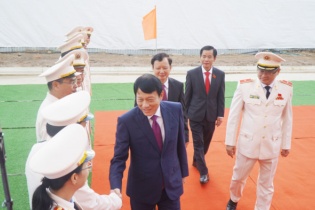 Đại tướng Lương Tam Quang dự Lễ gắn biển công trình cơ sở làm việc tại Huế