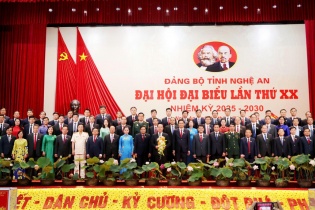 Ông Nguyễn Đức Trung tái đắc cử Bí thư Tỉnh ủy Nghệ An