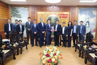 Tỉnh Thanh Hóa làm việc với Tập đoàn đầu tư xây dựng đến từ Nhật Bản