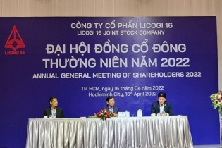 ĐHCĐ Licogi 16: Kế hoạch lợi nhuận năm 2022 tăng trưởng 38%