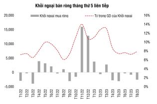 Khối ngoại bán ròng hơn 2.000 tỷ đồng trong tuần cơ cấu ETF