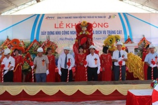 Khởi công Khu công nghiệp, đô thị và dịch vụ Tràng Cát