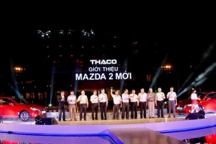 THACO ra mắt 2 phiên bản xe sedan và hatchback dòng Mazda2 