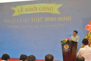 Khởi công xây dựng nhà ở xã hội HQC Bình Minh tại Vĩnh Long