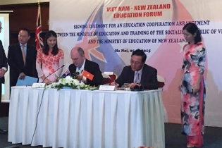 Việt Nam ký kết thoả thuận hợp tác giáo dục với New Zealand