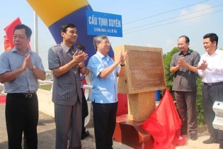 Thái Bình: Thông xe cầu Tịnh Xuyên nối huyện Hưng Hà với Vũ Thư 
