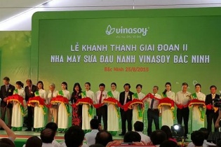 Vinasoy khánh thành giai đoạn II nhà máy 1.280 tỷ đồng