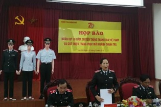 Ngành thanh tra ra mắt trang phục mới