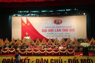 Phó Thủ tướng Nguyễn Xuân Phúc dự Đại hội Đảng bộ tỉnh Hà Nam