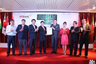HDBank nhận giải thưởng "Doanh nghiệp quản lý tốt nhất" từ Euromoney