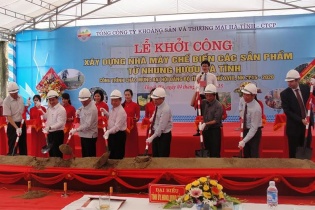 Hà Tĩnh: Khởi công xây dựng Nhà máy chế biến nhung hươu sao