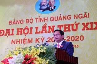 Quảng Ngãi: Ông Lê Viết Chữ tái tắc cử chức danh Bí thư Tỉnh ủy khóa XIX