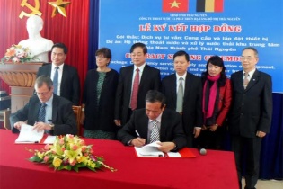 Bỉ dành hơn 10 triệu Euro hỗ trợ Thái Nguyên xây dựng Hệ thống thoát nước và xử lý nước thải