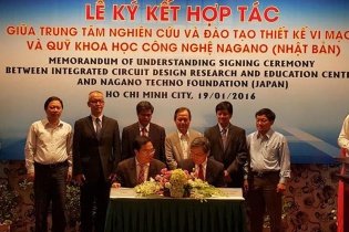 Quỹ khoa học Nhật qua Việt Nam học làm chip