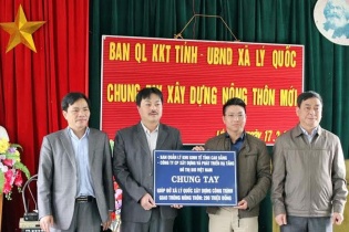 BID chung tay xây dựng nông thôn mới, hỗ trợ học sinh nghèo Cao Bằng