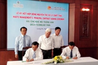 VWS và tỉnh Long An ký thỏa thuận xử lý chất thải tại Khu Công nghệ Môi Trường Xanh Long An