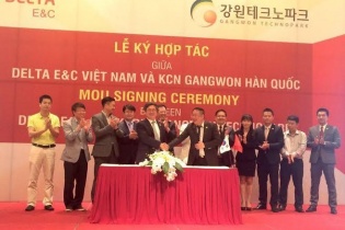 Công ty Delta E&C Việt Nam hợp tác với Khu công nghệ Gangwon - Hàn Quốc