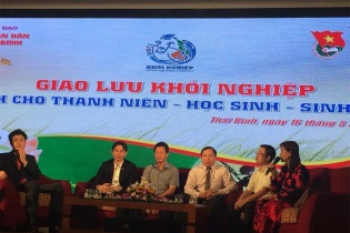 Thái Bình tổ chức truyền lửa khởi nghiệp tới lớp trẻ 