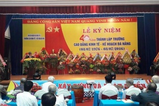 Trường CĐ Kinh tế - Kế hoạch Đà Nẵng kỷ niệm 40 năm thành lập