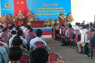 Cảnh sát PCCC Thanh Hóa tọa đàm với doanh nghiệp