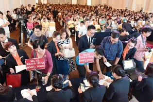 90% căn hộ dự án Saigon South Residences của PMH đã bán hết trong ngày công bố