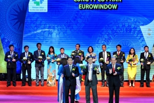 Eurowindow - doanh nghiệp cửa và vách nhôm kính lớn duy nhất đạt Thương hiệu Quốc gia
