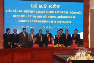 Jetstar mở thêm đường bay Cát Bi – Đồng Hới