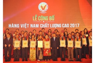592 doanh nghiệp được trao danh hiệu Hàng Việt Nam chất lượng cao