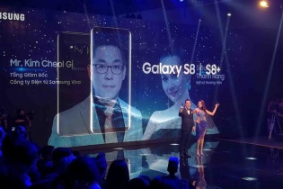 Bộ đôi siêu phẩm S8 và S8Plus của Samsung ra mắt tín đồ công nghệ Việt 
