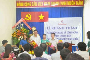 Benthanh Group tặng công trình Văn phòng Đảng ủy và Khối Đoàn thể cho KCN Bình Chiểu