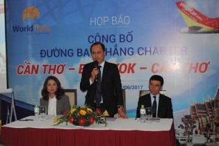 Mở đường bay thẳng Cần Thơ - Bangkok - Cần Thơ
