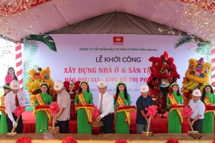 Tập đoàn Phú Cường khởi công xây nhà trên đảo nhân tạo Phú Gia