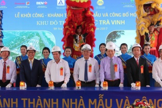 Hoàng Quân khởi công Khu đô thị mới HQC Trà Vinh và khánh thành nhà mẫu 
