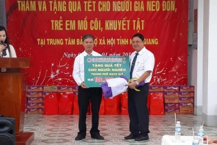 Tập đoàn CIC hỗ trợ người nghèo ăn Tết ở Kiên Giang