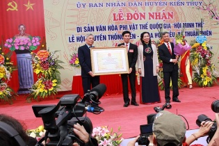 Hải Phòng: Hội Minh Thề đón nhận Di sản văn hóa phi vật thể quốc gia