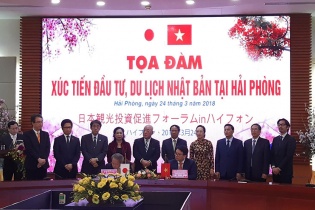 Tọa đàm Xúc tiến Đầu tư, Du lịch Nhật Bản tại Hải Phòng năm 2018: 7 bản ghi nhớ hợp tác đã được ký kết