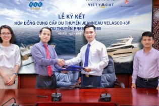 Vietyacht ký hợp đồng cung cấp du thuyền hạng sang cho tập đoàn FLC