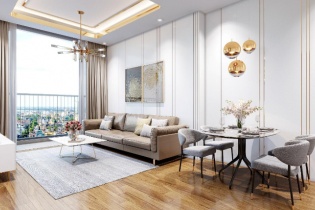 Bên trong căn hộ nội thất siêu sang ở Eco Green Saigon