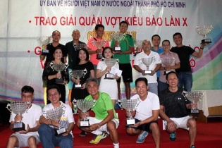 Giải quần vợt kiều bào lần 10 cúp VWS 2018