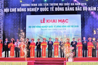 Thái Bình tổ chức Hội chợ Nông nghiệp Quốc tế Đồng bằng Bắc bộ 2018