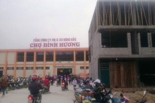 Thành phố Thanh Hóa: Vận hành tạm thời chợ Đình Hương