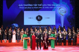 BB Hotel Sapa nhận giải thưởng Khách sạn phục vụ khách Châu Âu nhiều nhất năm 2018