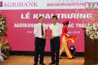Ngân hàng nông nghiệp và phát triển nông thôn Việt Nam (Agribank): Khai trương Chi nhánh Bắc Thái Bình