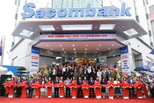 Sacombank khai trương hoạt động Chi nhánh Thái Bình